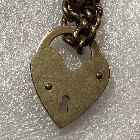 Vintage Fossil Toggle Black Leather/Gold-tone Bracelet - Picture 10 of 10